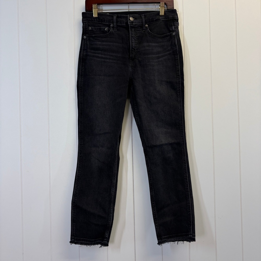 Gap Vintage High Rise Straight Jeans Women Size 29 Short Grunge Minimalist Indie